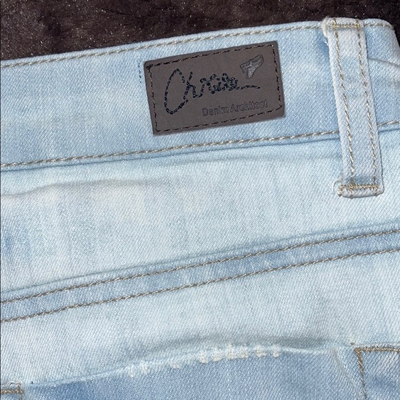 ChiQle Denim Architect Flag Shorts - Picture 4 of 6